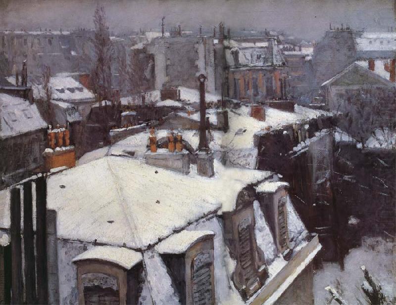 Gustave Caillebotte Snow-s housetop china oil painting image